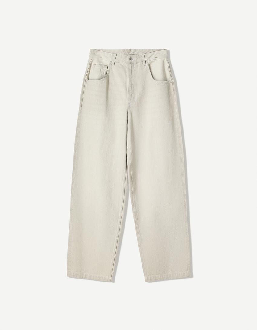 Obsidian Axis Denim – Wide Straight Fit