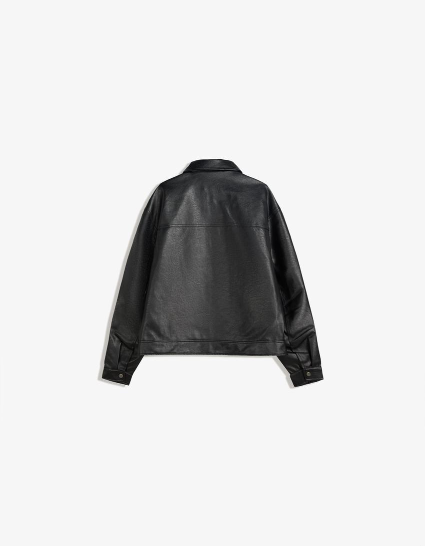 Obsidian Classic Leather Jacket