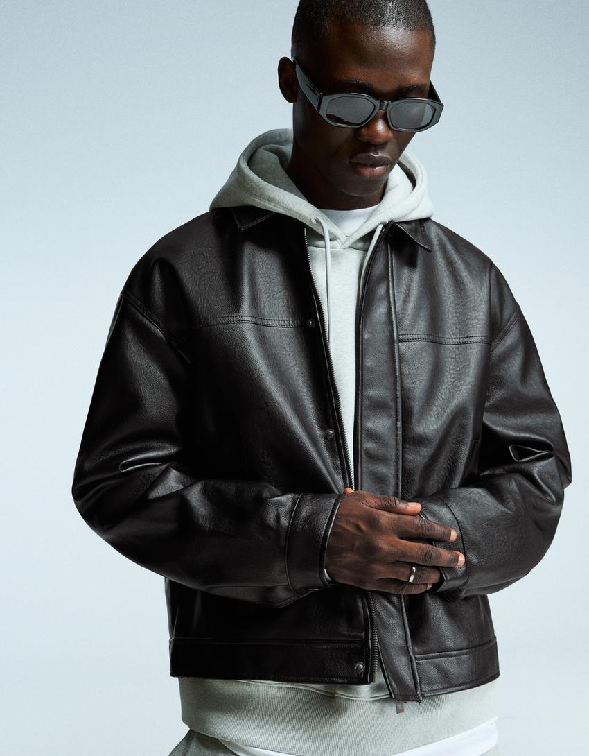 Obsidian Classic Leather Jacket